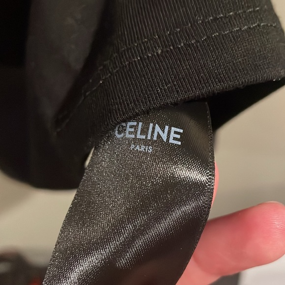 CELINE HOMME FW22/23 BOY DOLL TEE IN SCHWARTZ CRYSTAL ORGANIC COTTON - Picture 4 of 5